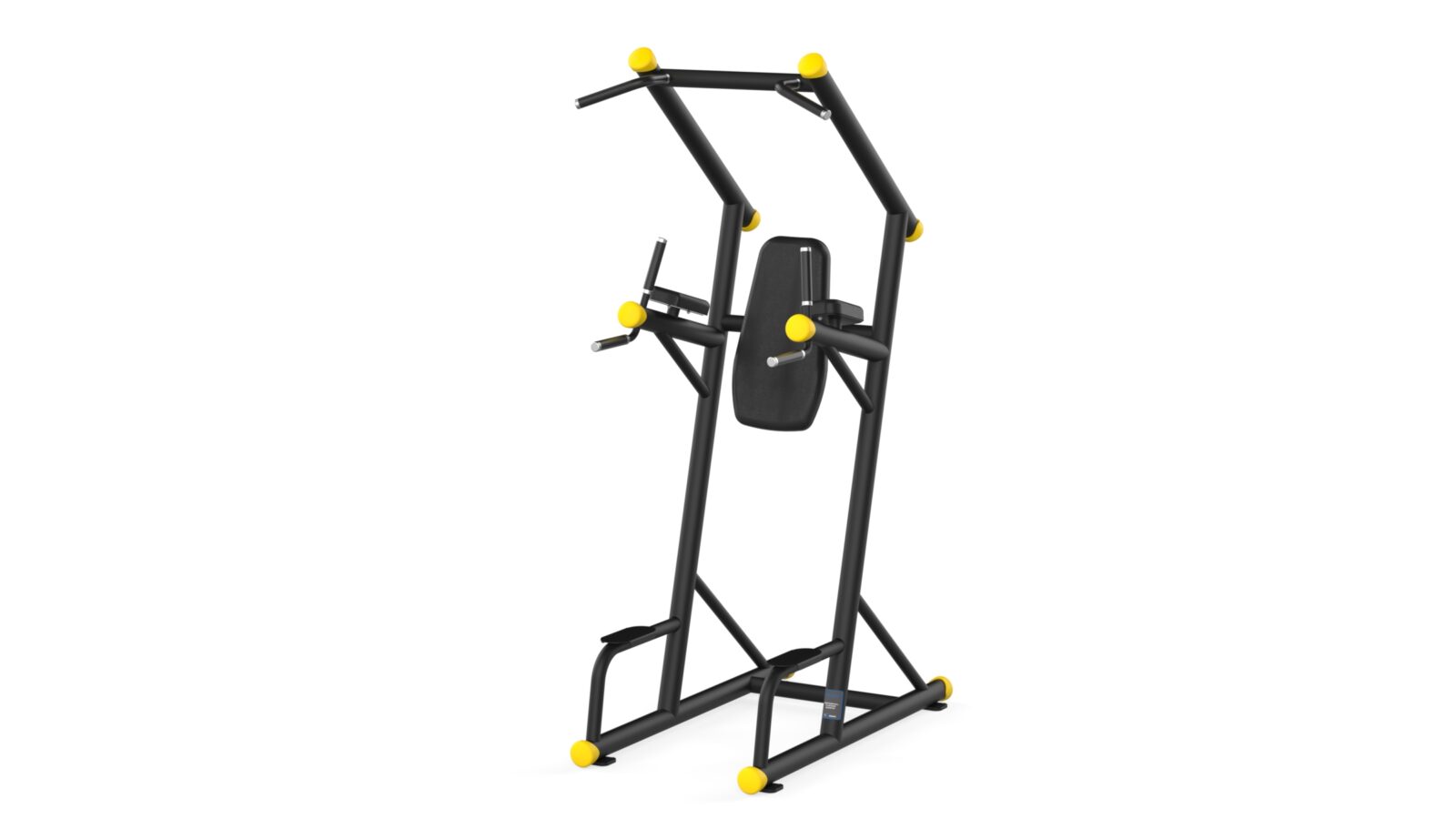 B400 Abdominal Flexor Barfix Black Yellow Black Leather B400 ABDOMINAL FLEXOR BARFIKS/DIPS fitness makinesi