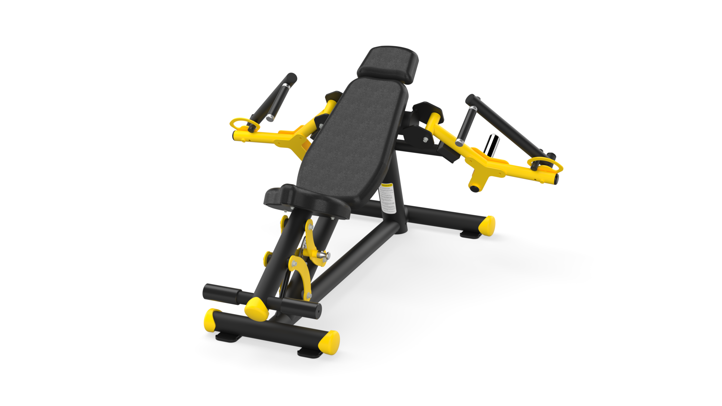 F260 Force Incline Pec Fly Black Yellow Black Leather F260 FORCELINE INCLINE PEC DECK fitness makinesi